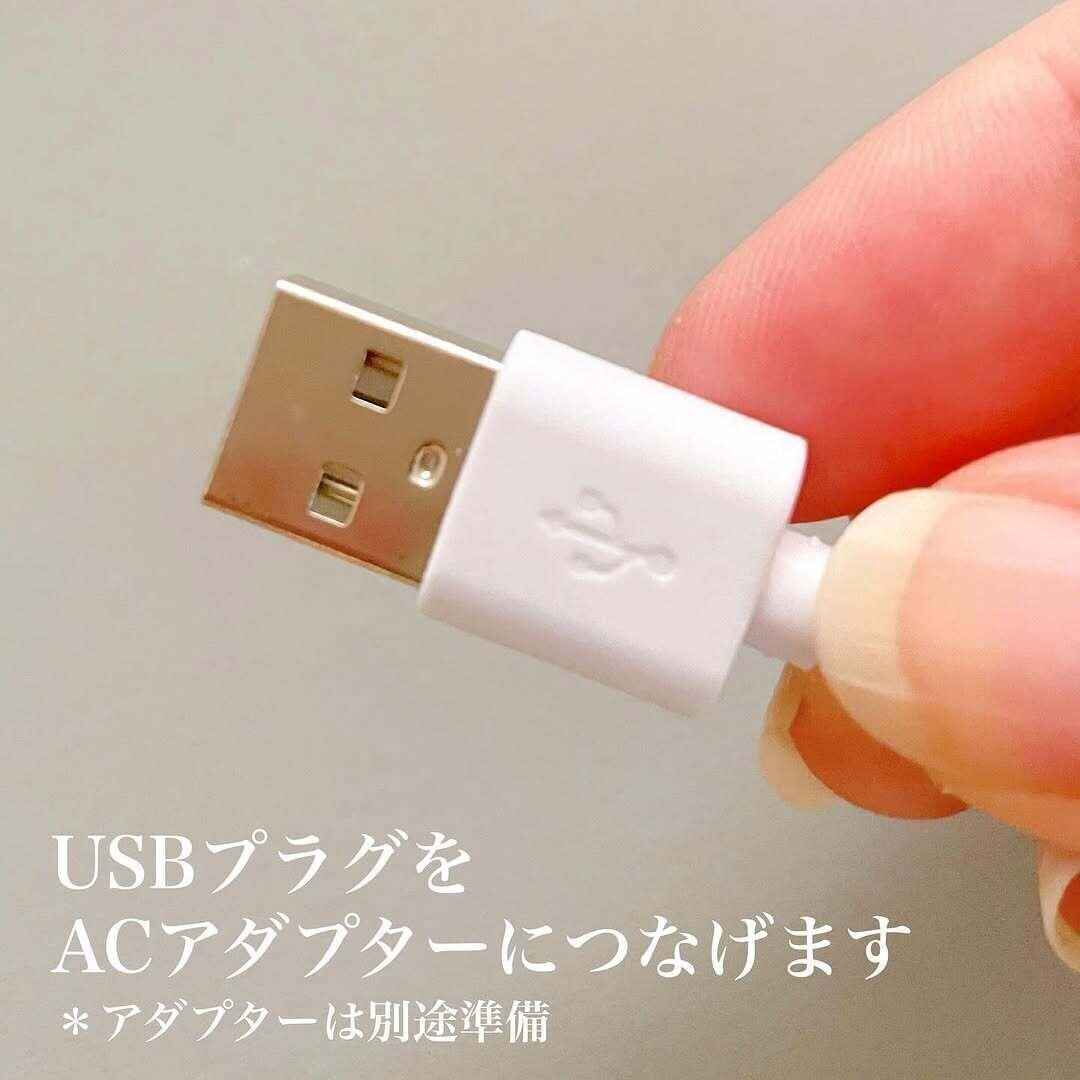 USB接続で簡単に使える！