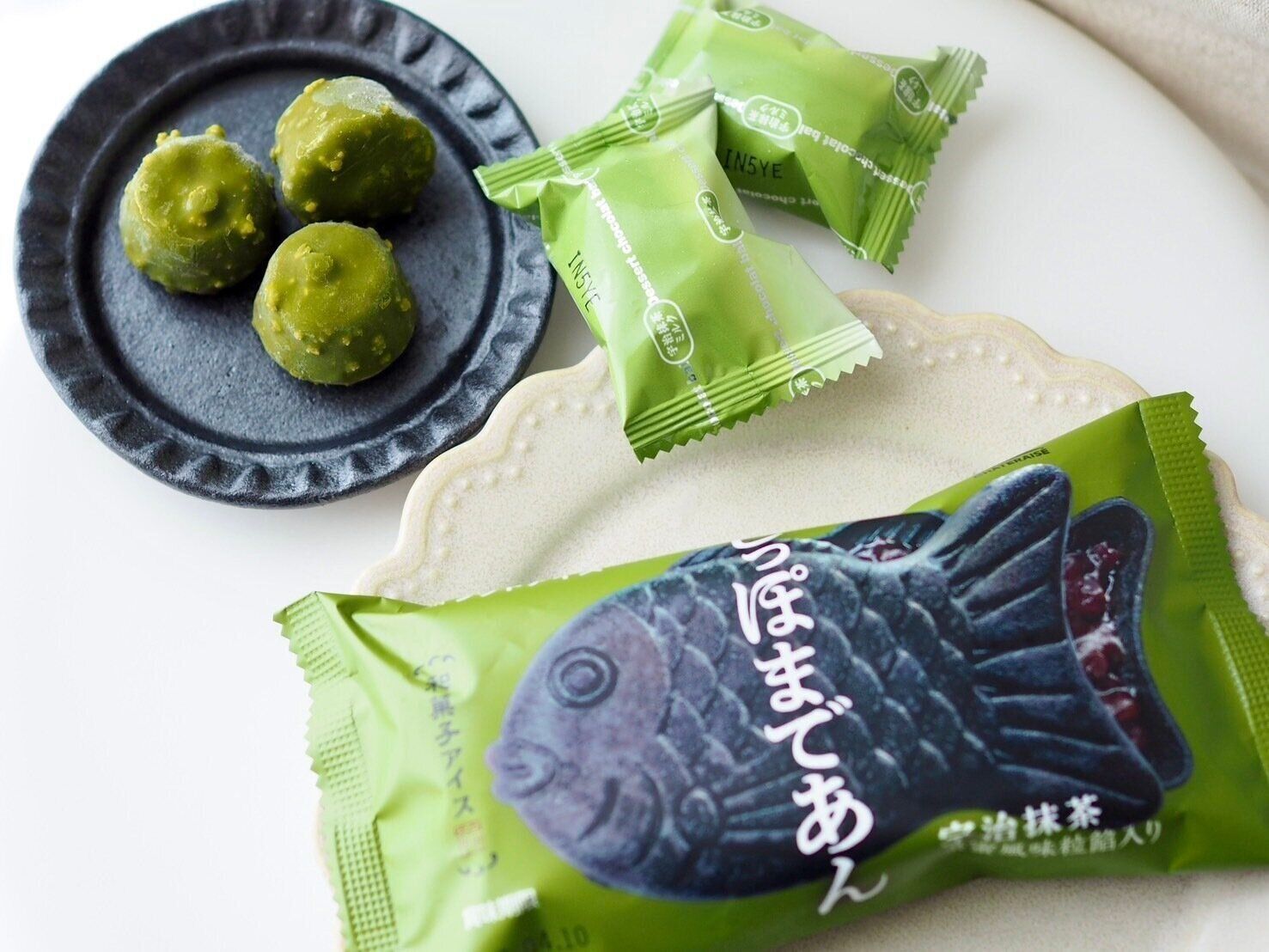 シャトレーゼ「抹茶アイス」集合写真