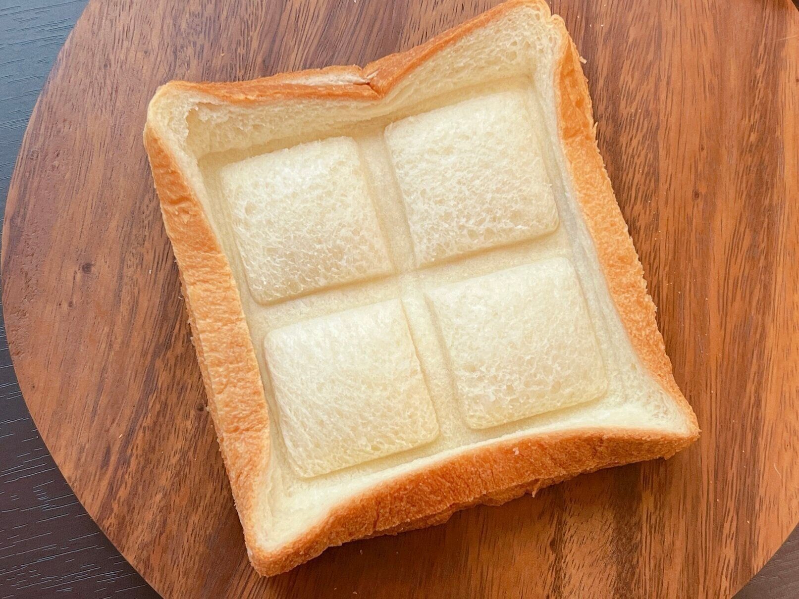 ぎゅっと押すだけでパックサンドができる！