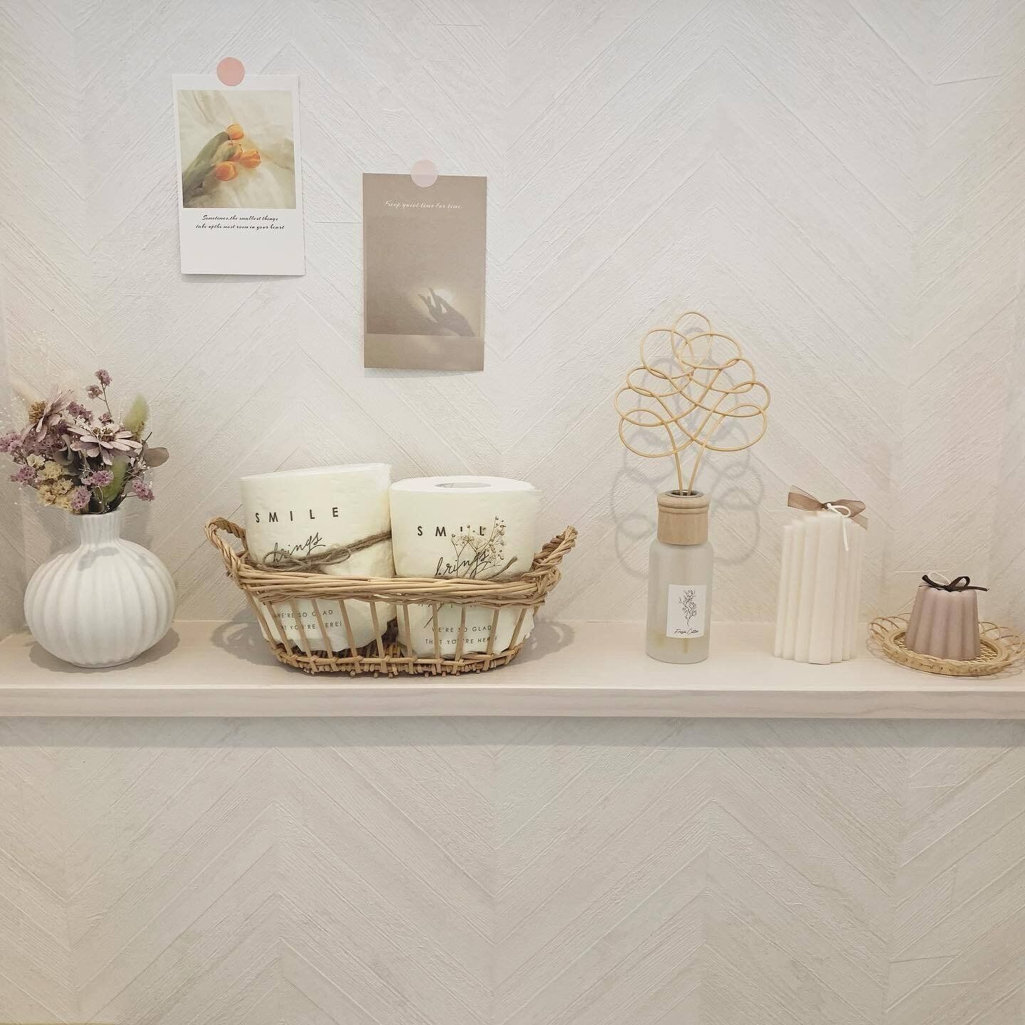 かごに収納しておしゃれに！