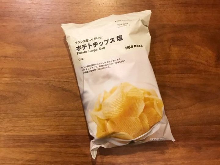 無印良品渾身のフランス産じゃがいも ポテトチップスが美味しい サンキュ 無印良品渾身のフランス産じゃがいも ポテトチップスが美味しい サンキュ