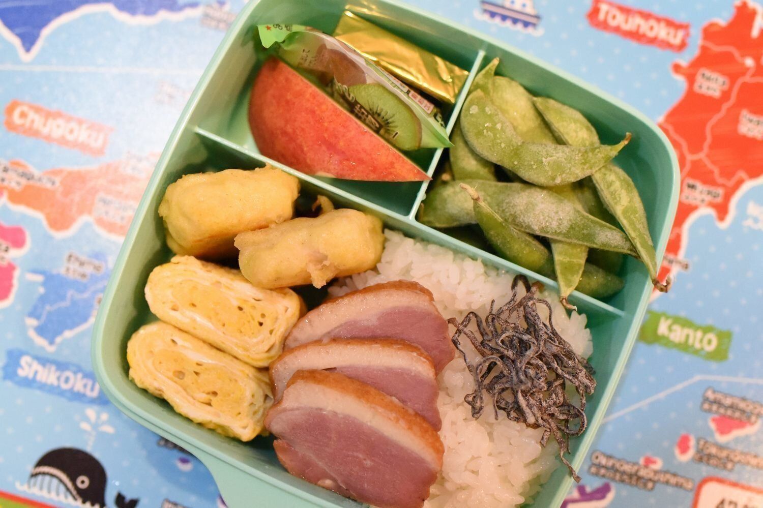 お弁当にいれるときは、冷凍したままインでOK