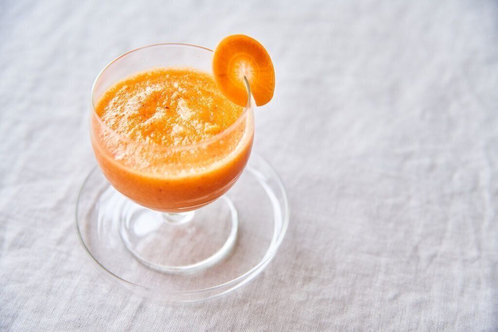 たっぷりにんじんと生姜のジュース