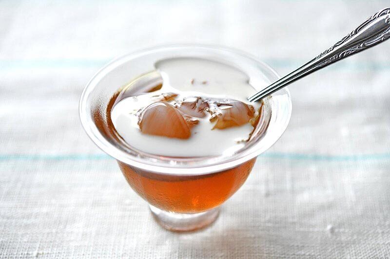 さっぱり美味しい！ほうじ茶ゼリー