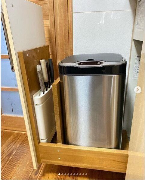 扉を引き出し式に変えて使い勝手をよくする