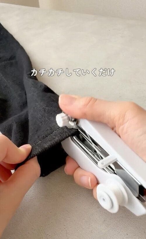 使ってみたら衝撃やった！「コンパクトハンディミシン」