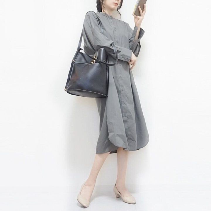 Uniqlo さりげなく気になる体形カバーもできて着回し力がかなり高い秋ワンピを発見 サンキュ Uniqlo さりげなく気になる体形カバーもできて着回し力がかなり高い秋ワンピを発見 サンキュ