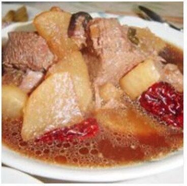 圧力鍋で簡単！牛すね肉と大根の和風煮物