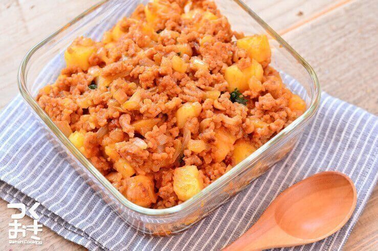 アレンジしやすい常備菜。ミートポテト