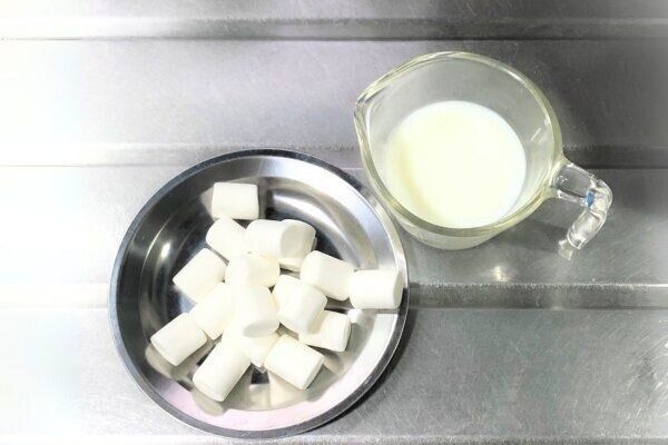 マシュマロアイスの材料