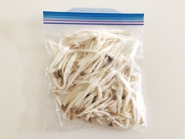 冷凍したエリンギ