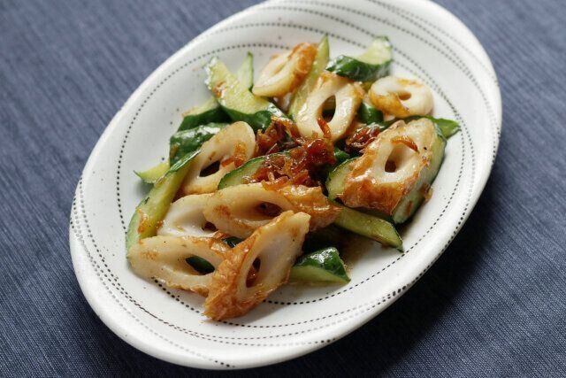 きゅうりの炒め物