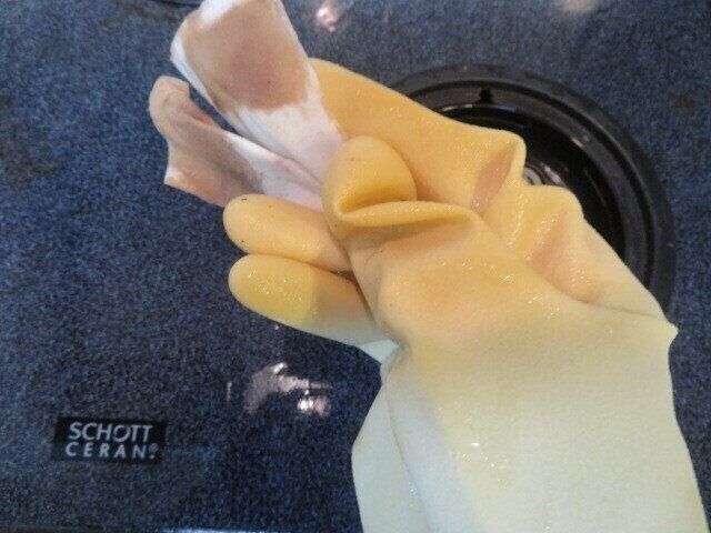 落ちた汚れが見えやすい