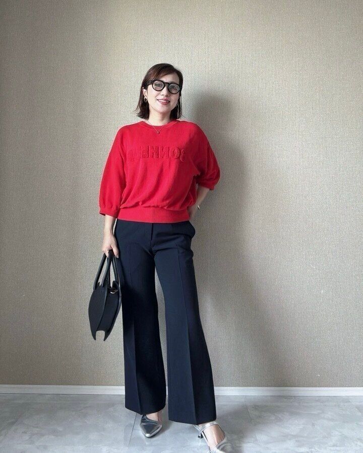 ユニクロ　スマートフレアパンツ