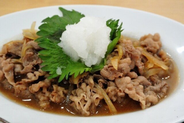 [牛肉のおろしポン酢かけ]