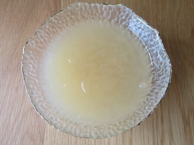 盛りつけたところ