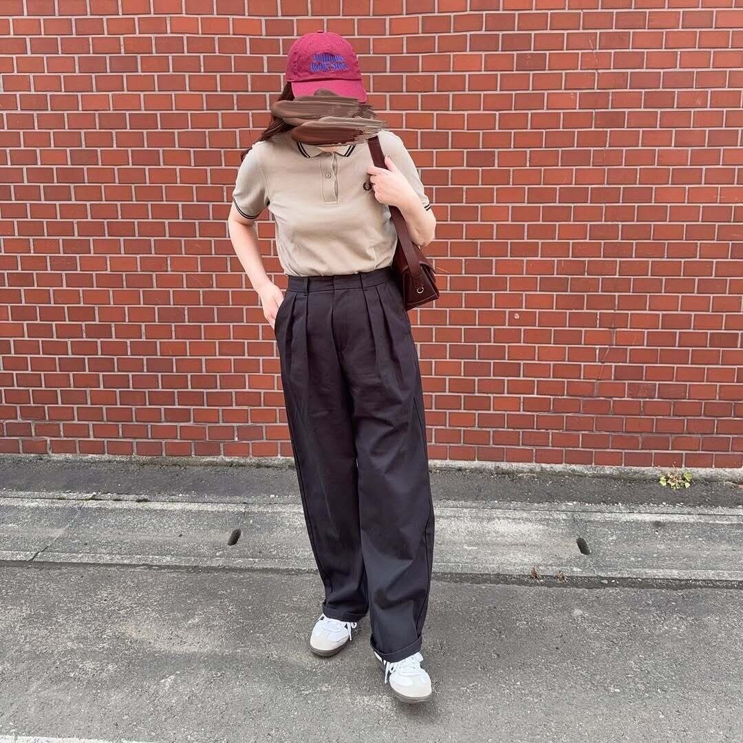 GU チノバレルレッグタックパンツ