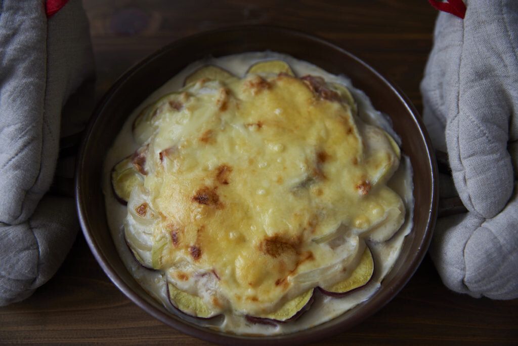 さつまいものグラタン