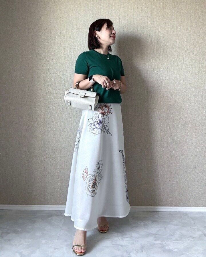 UVカットクルーネックセーター半袖