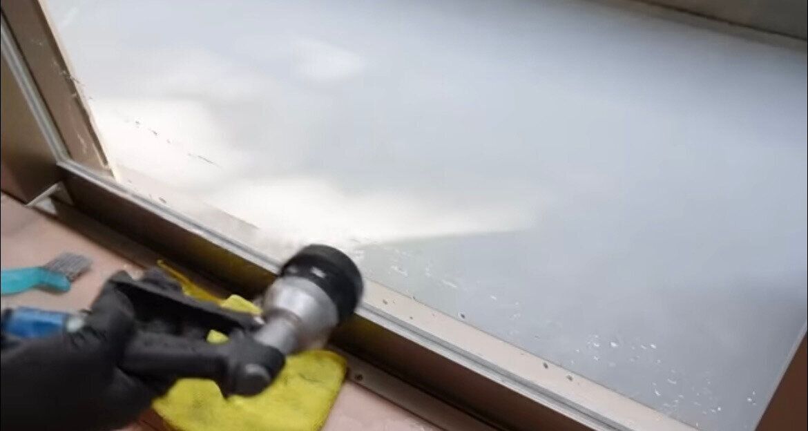 3.放置後に水で流してふきあげて完了！