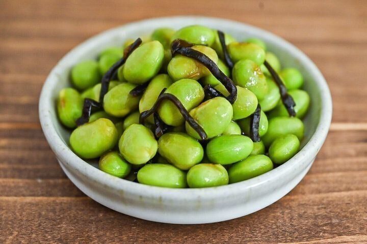 お酒がすすむ！枝豆と塩こんぶのナムル