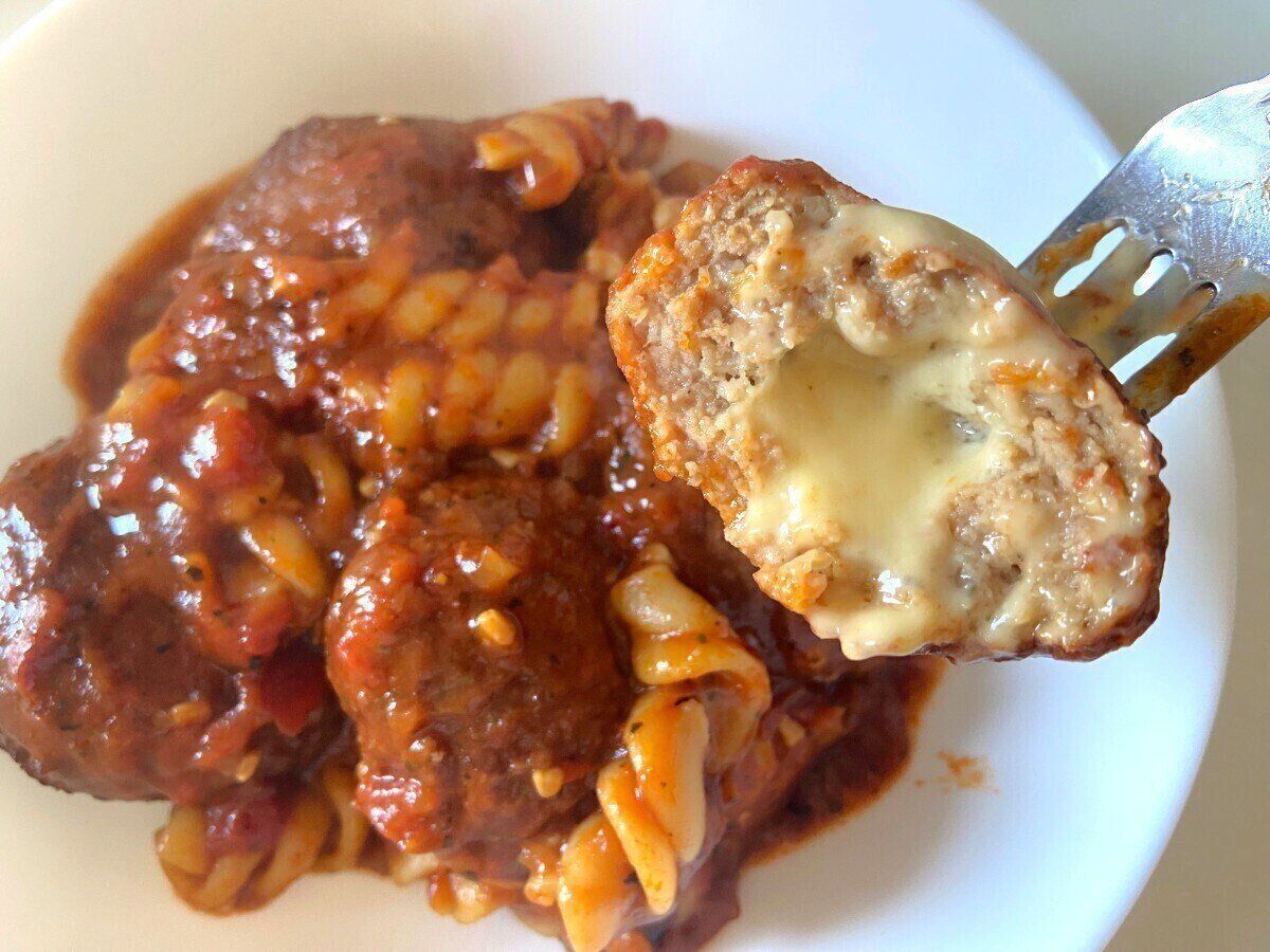 チーズがとろり