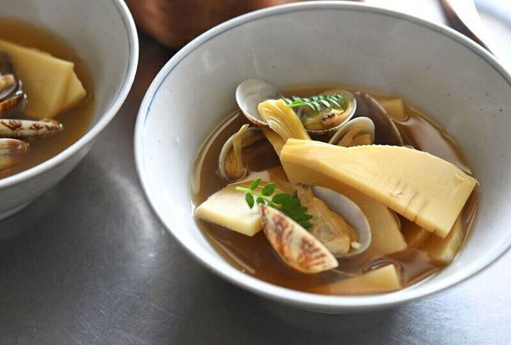 あさりとたけのこのおかず汁のレシピ/作り方