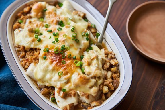 お豆腐のチーズグラタン