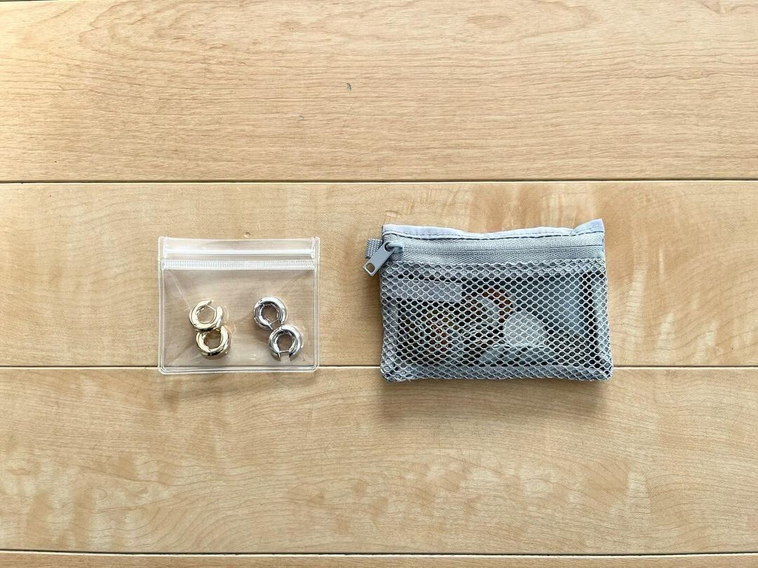 【無印良品】中身が見やすい！メッシュポーチ