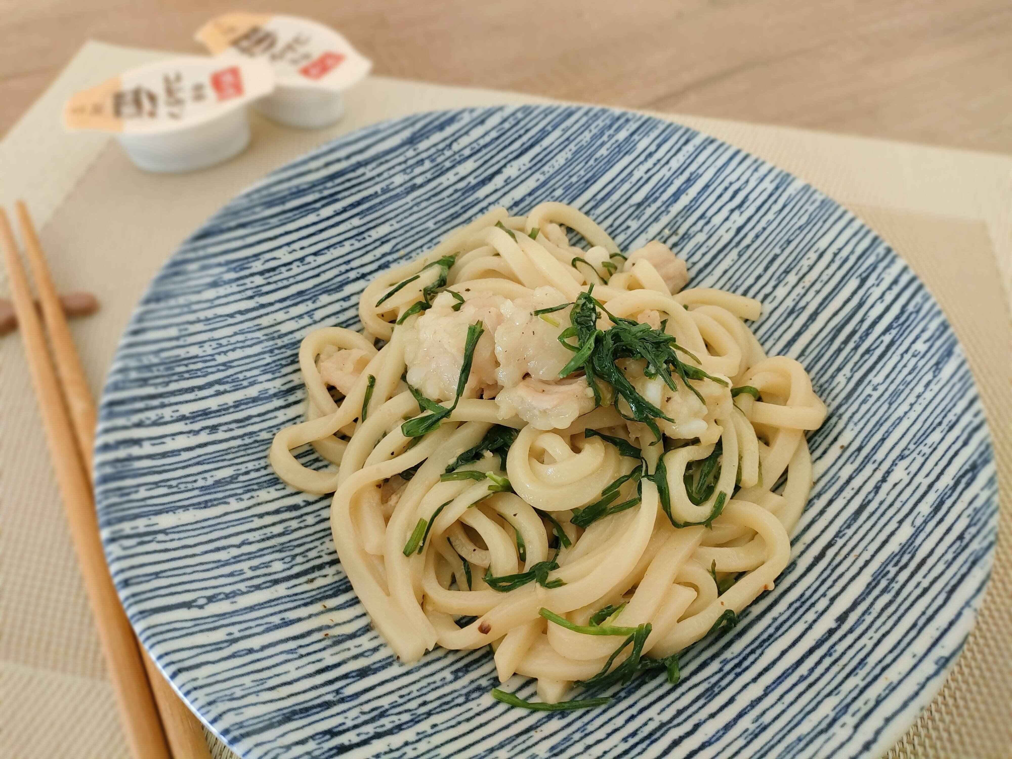 焼きうどんの調味料としてつかったコムタンスープの素