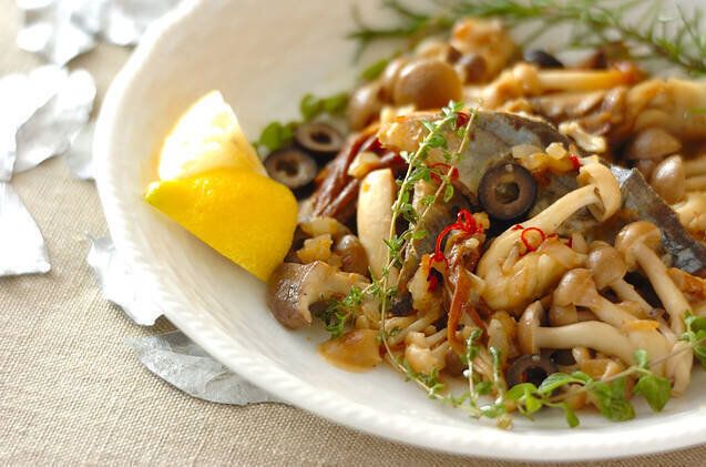 キノコのハーブソテー