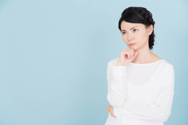 問題を抱えた若い女性