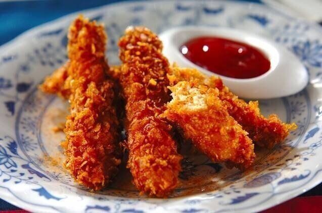 サクサク！ささみ肉で作る簡単クリスピーチキン