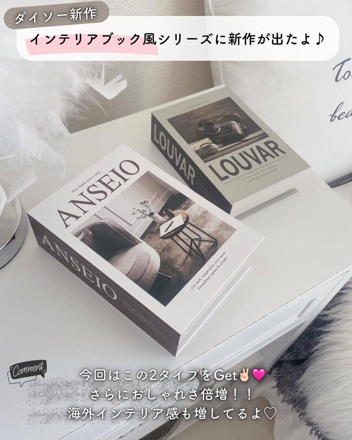 おしゃれに飾って整理もできる「インテリアブック型収納」