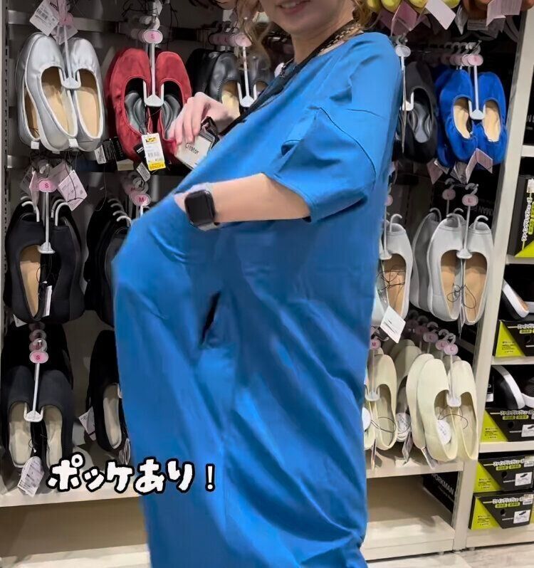 ゆったりワンピース