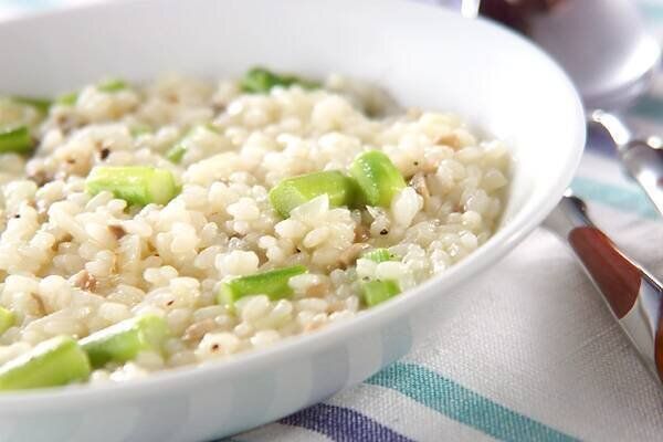 アスパラのリゾット