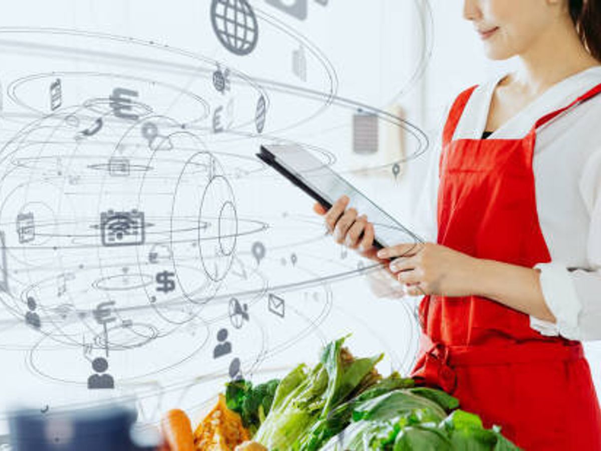 料理と技術のコンセプト。栄養士。栄養。