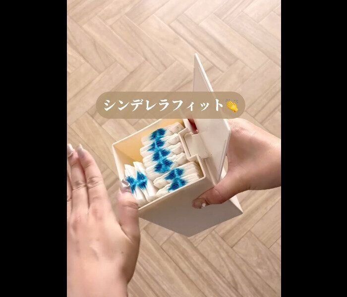 【セリア】トイレブラシがシンデレラフィット！ダストボックス