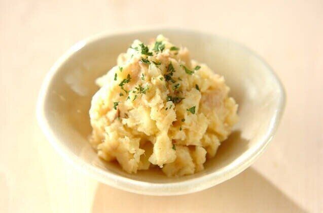 新ジャガとツナのマッシュ