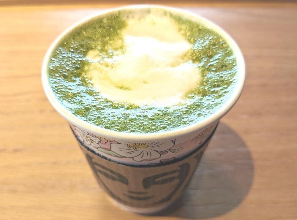 スタバ　抹茶ティーラテ