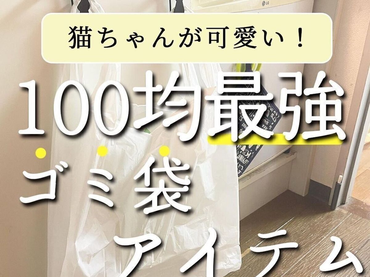 【ダイソー】かけるだけ!100均最強ゴミ袋アイテム