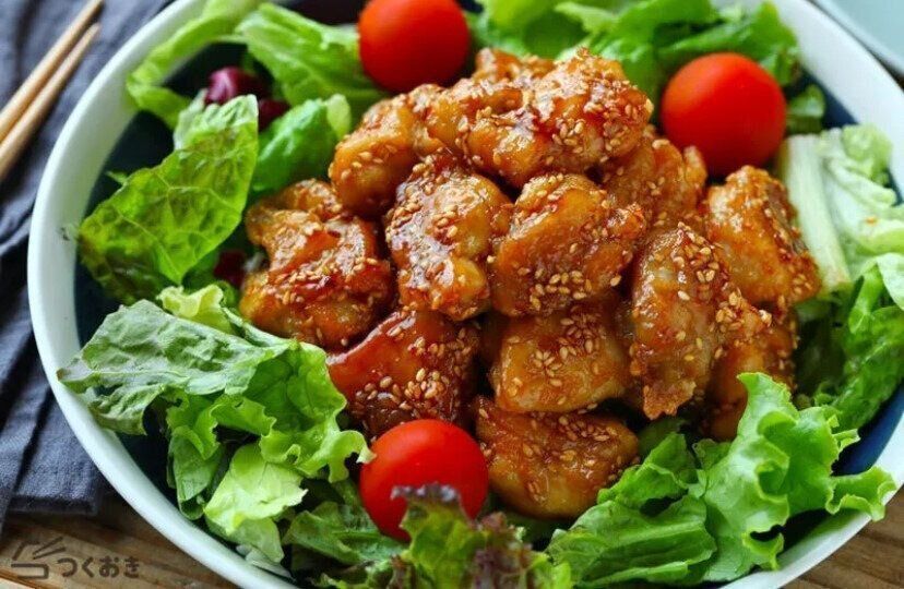 甘酢ごまだれチキン