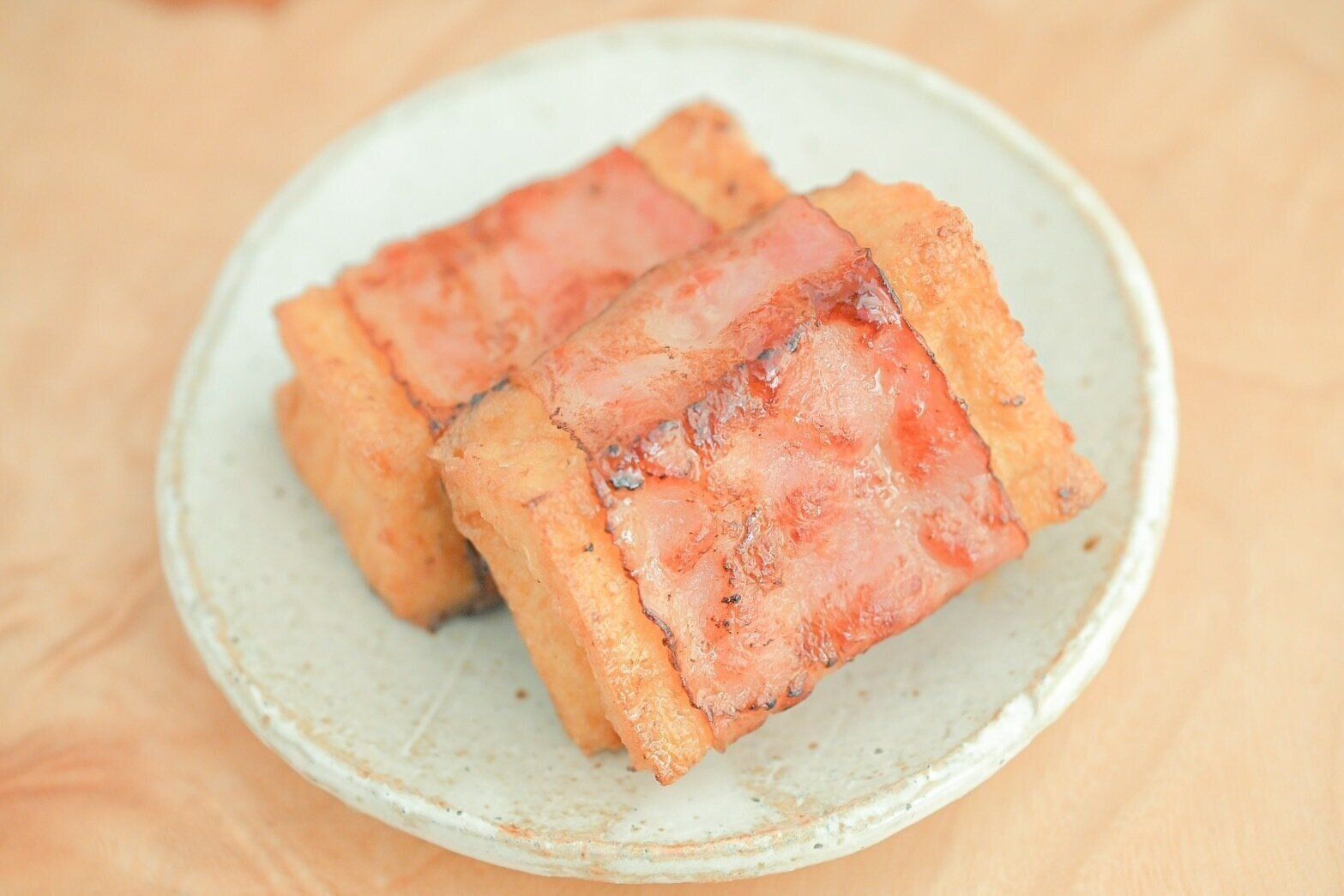 厚揚げのベーコン巻き