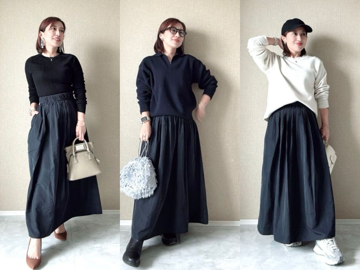 ユニクロ ボリュームギャザースカート