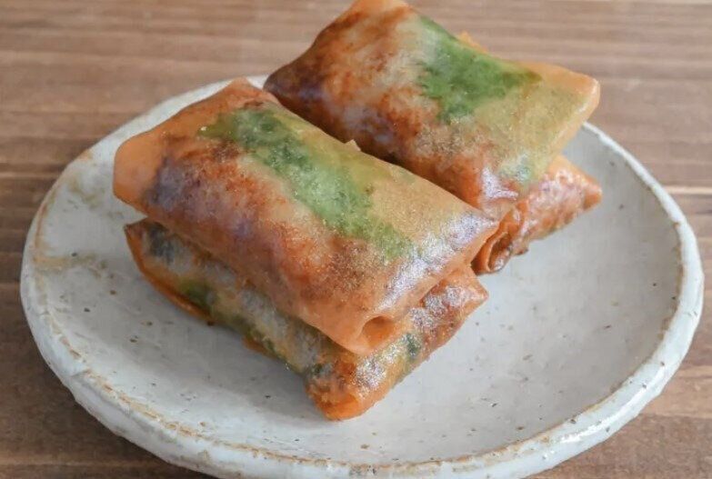 納豆好きに捧ぐ！納豆大葉春巻き