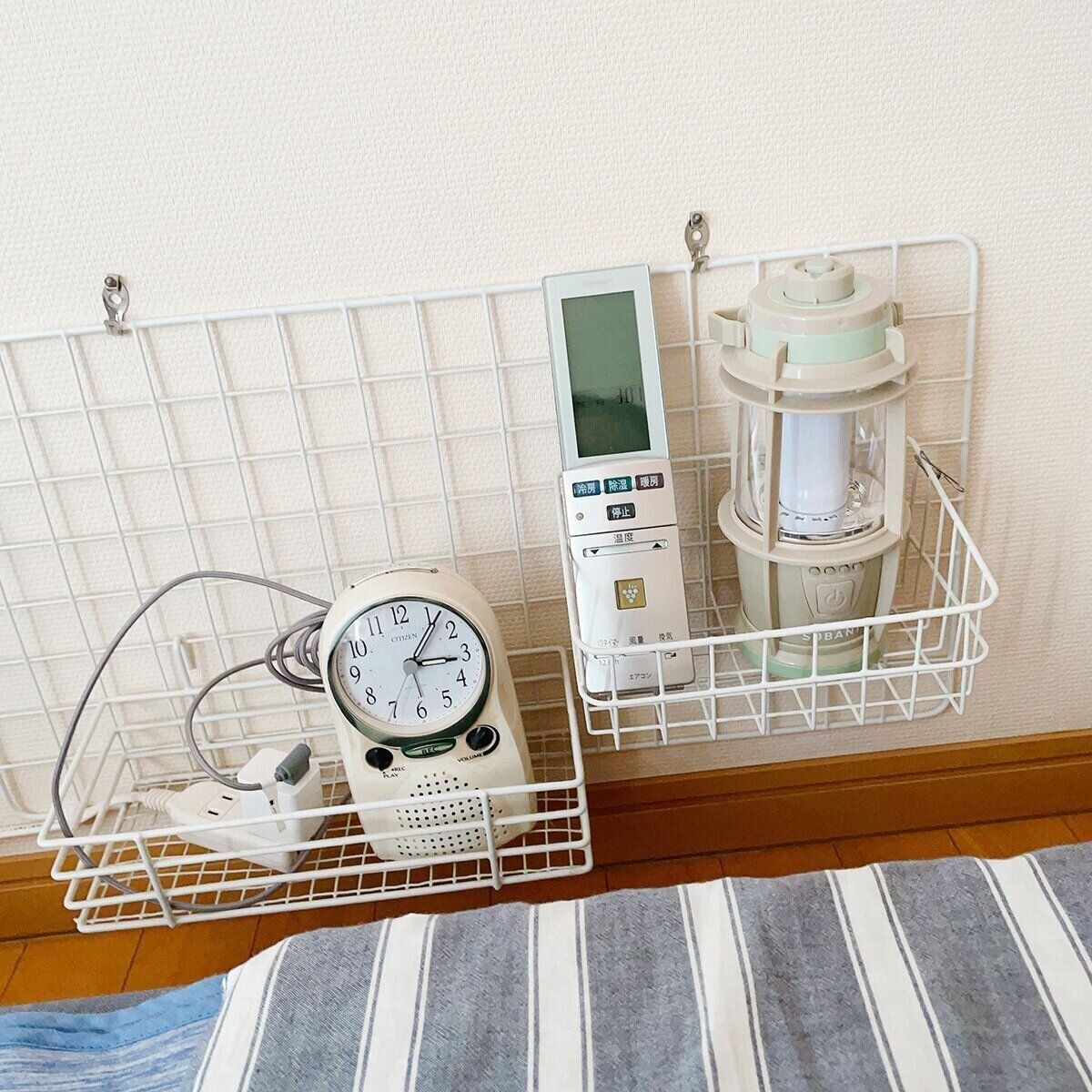 枕元にランタン