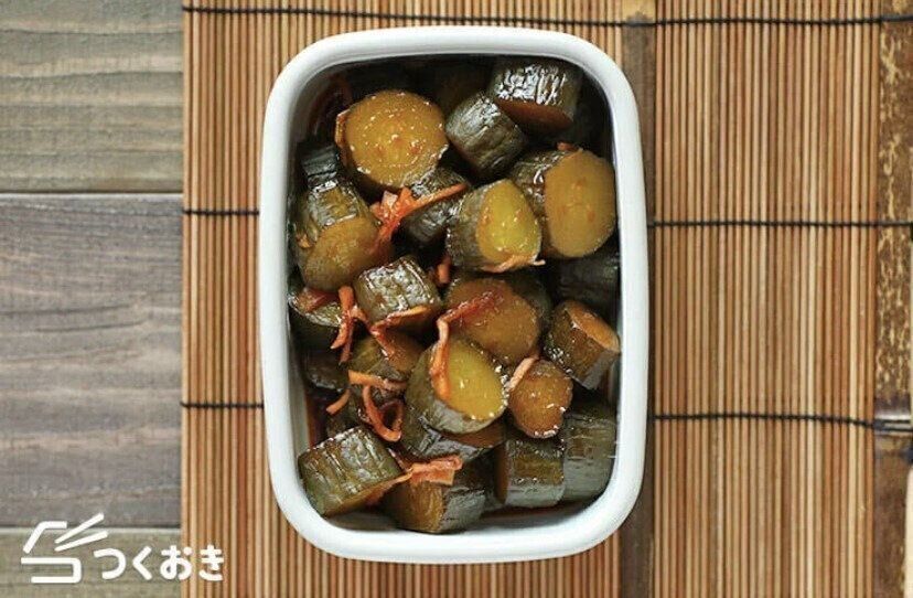 きゅうりの醤油漬け