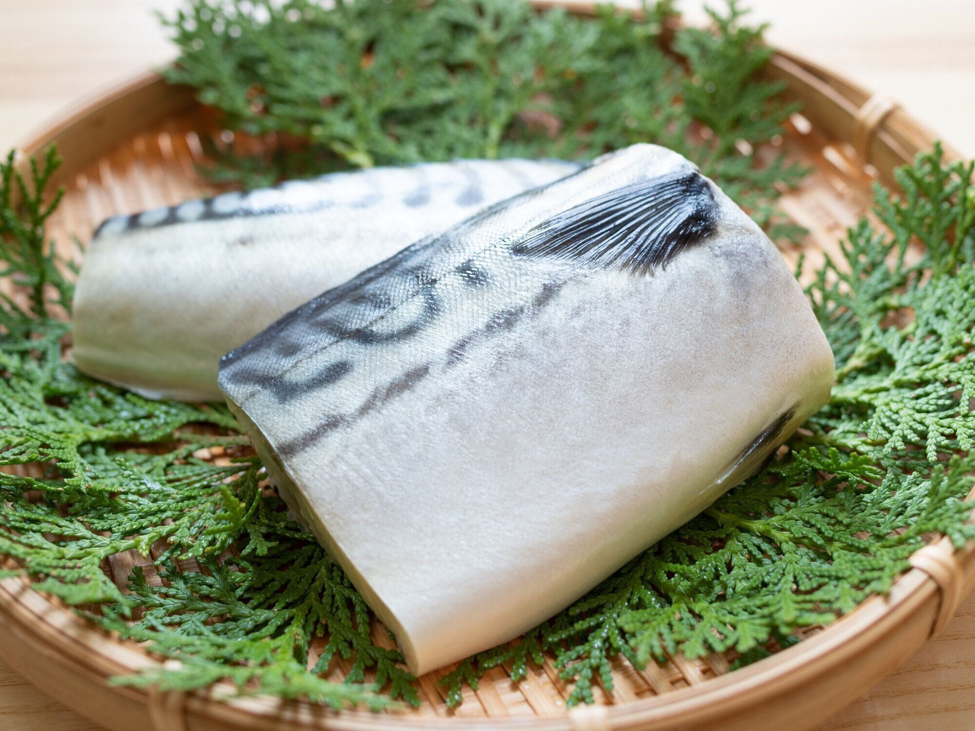 塩漬けの魚のサバのフィレ
