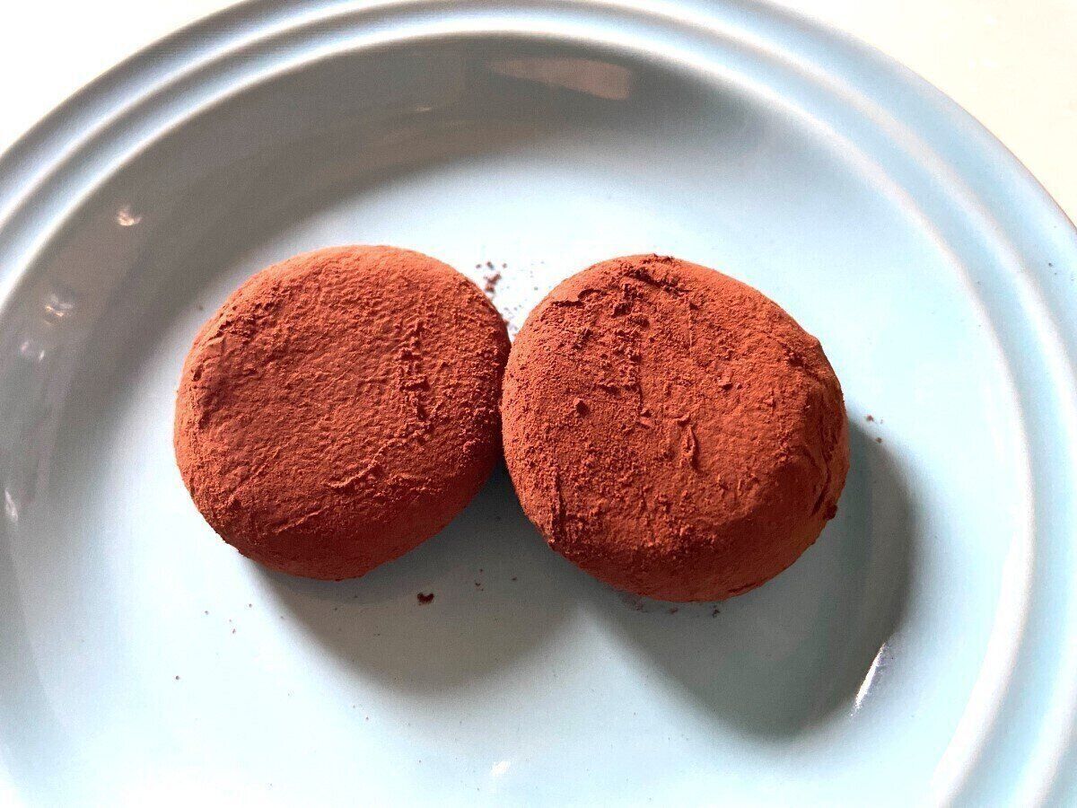 ココアをまぶして