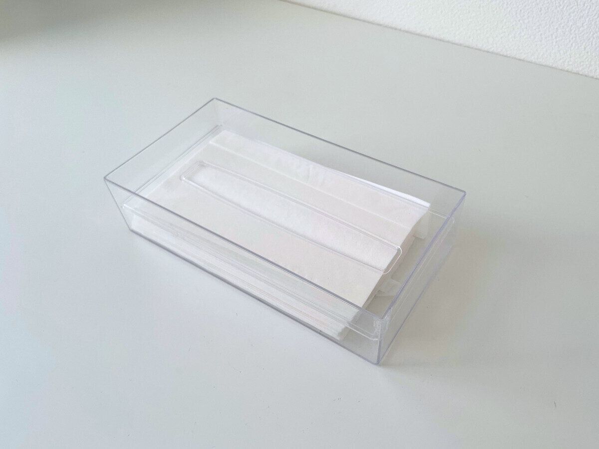 セリアのティッシュケース